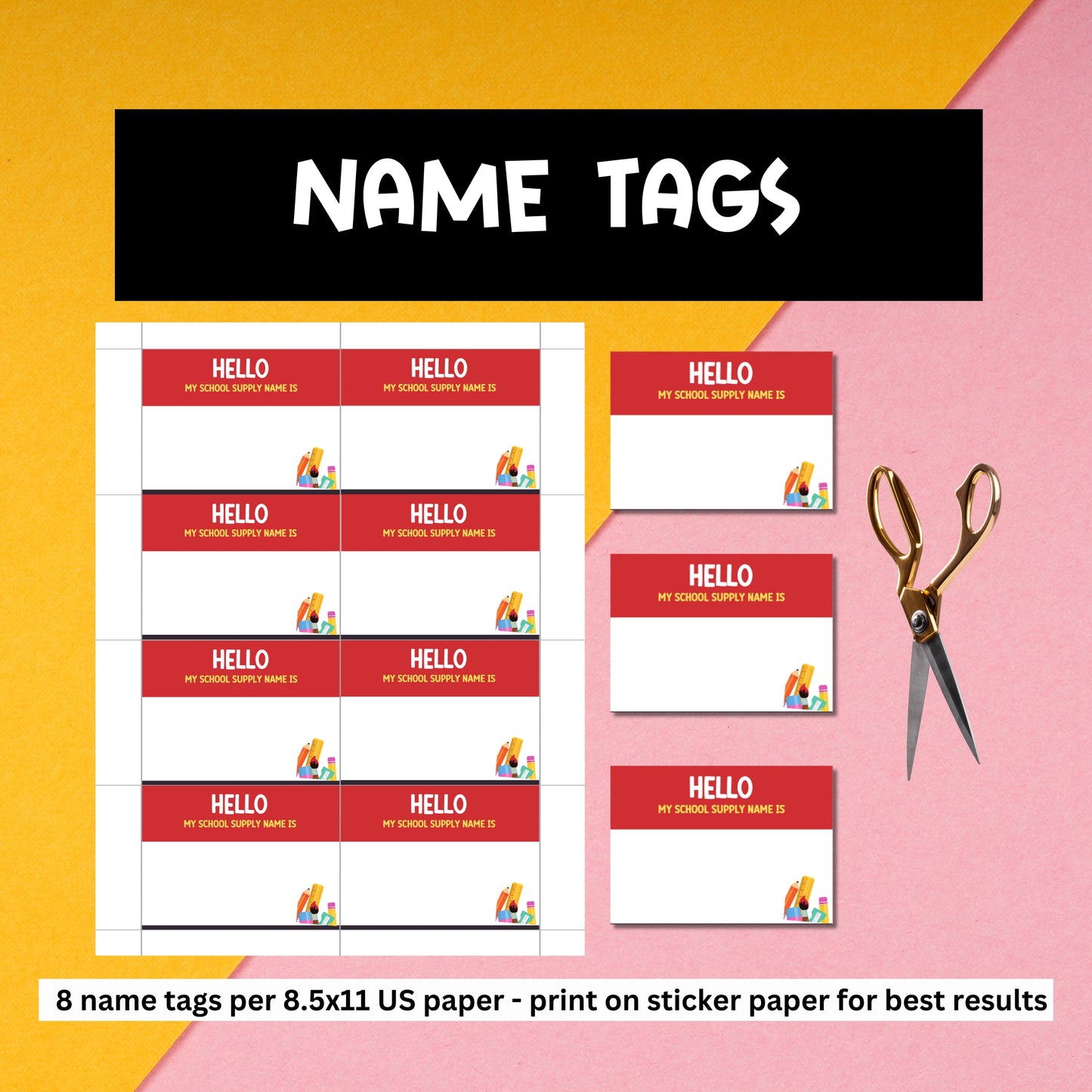 What's Your School Supplies Name?