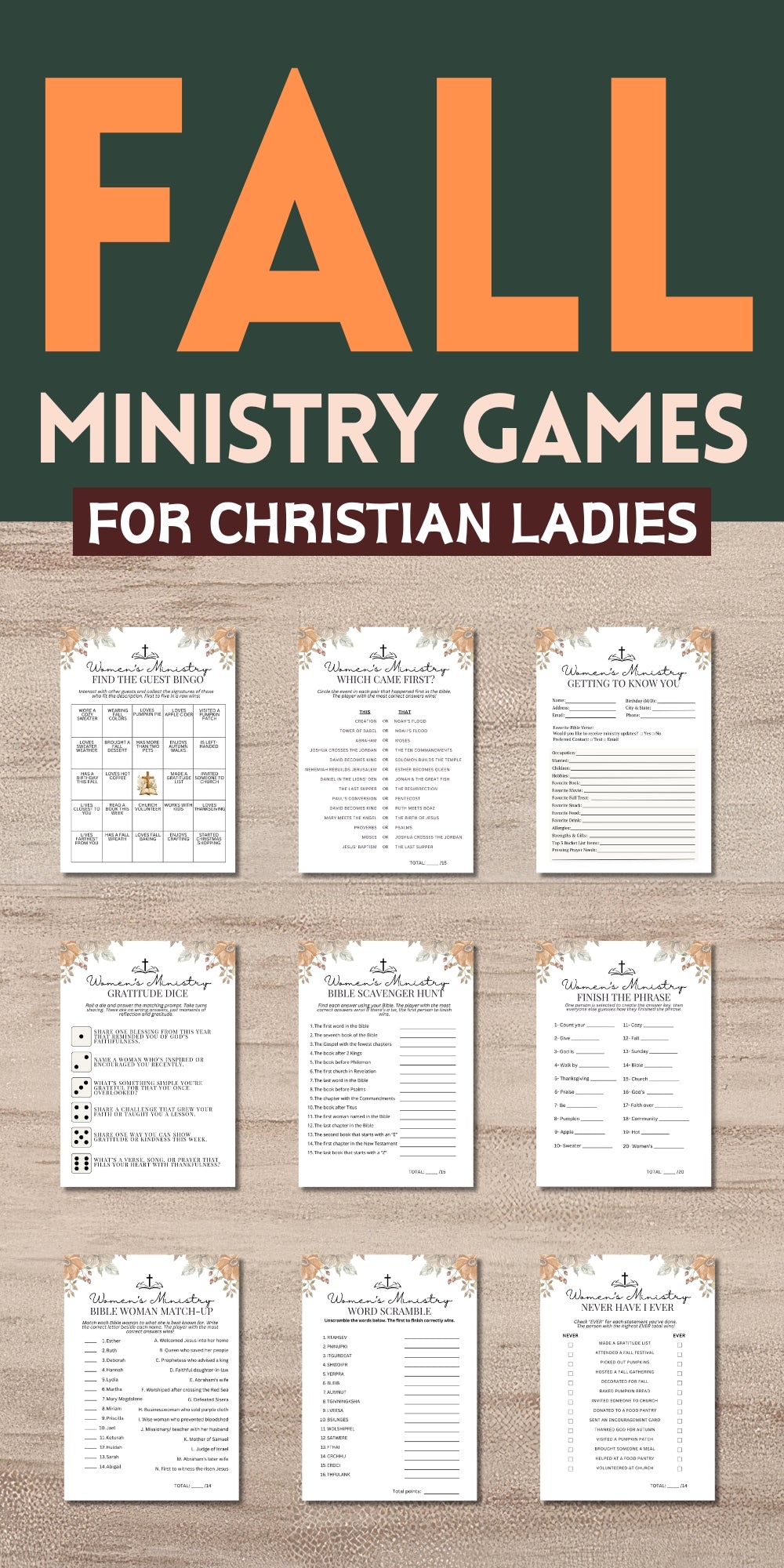 Fall Women's Ministry Mega Bundle (17 Items)