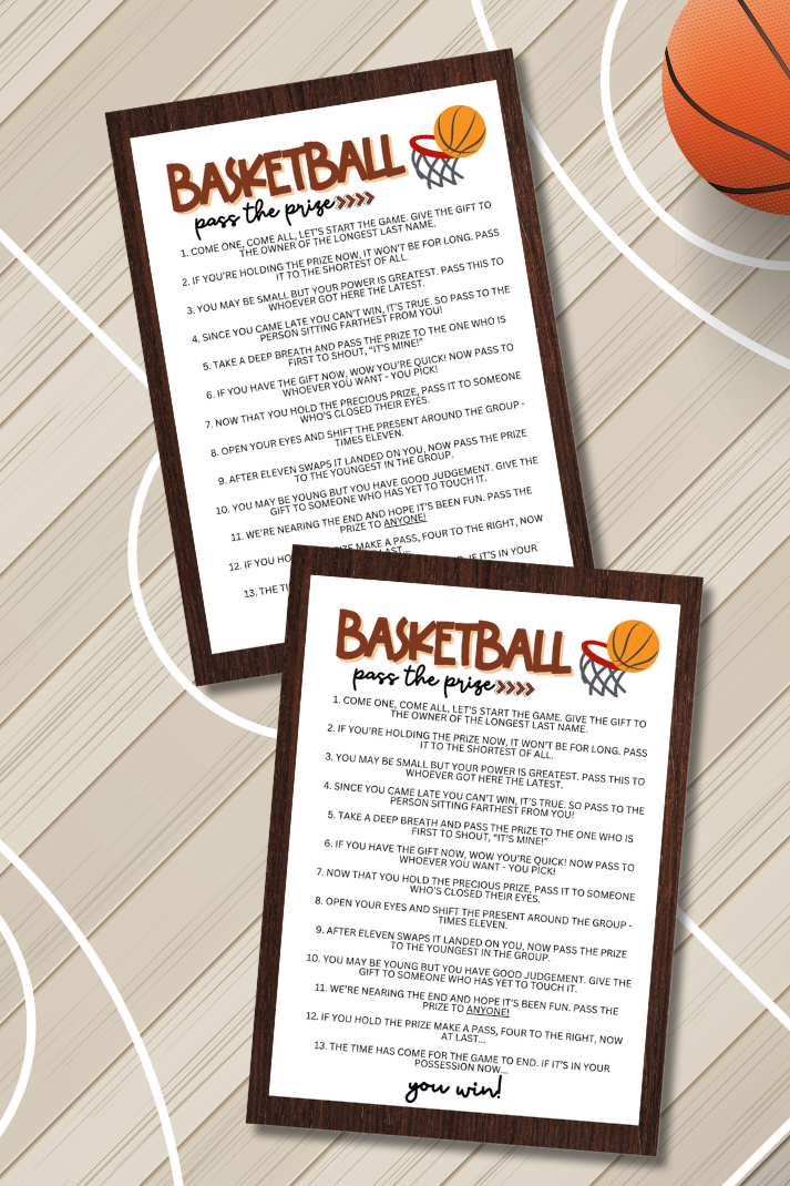 Looking for fun and engaging activities to add to your upcoming basketball-themed party, special occasion, or event? If so, this fun "Finish the Phrase" game from Party Prints Press is just what you need!