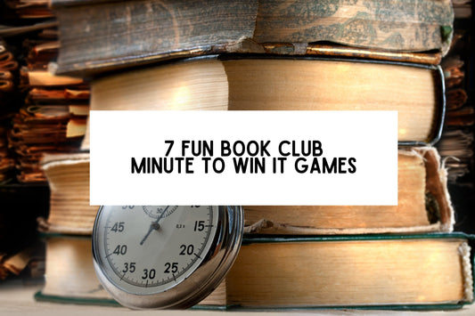 14 Book Club Minute To Win It Games - Fun For Your Next Meeting