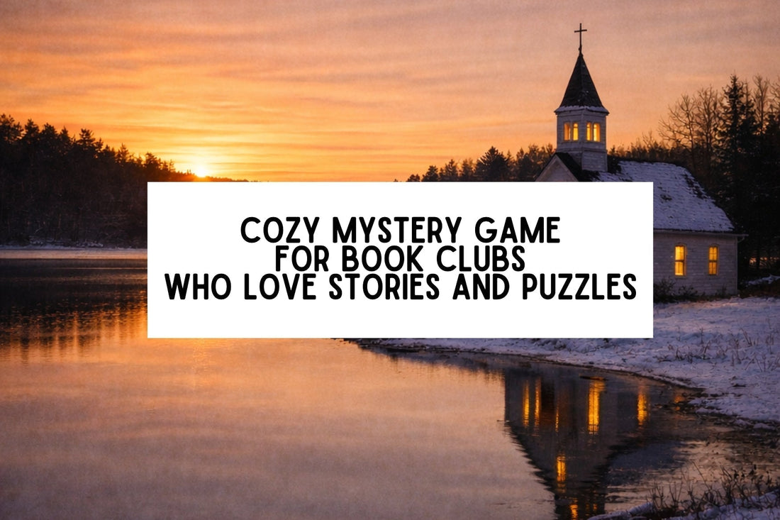 Here's A Fun Mystery Game for Book Clubs Who Love Stories and Puzzles