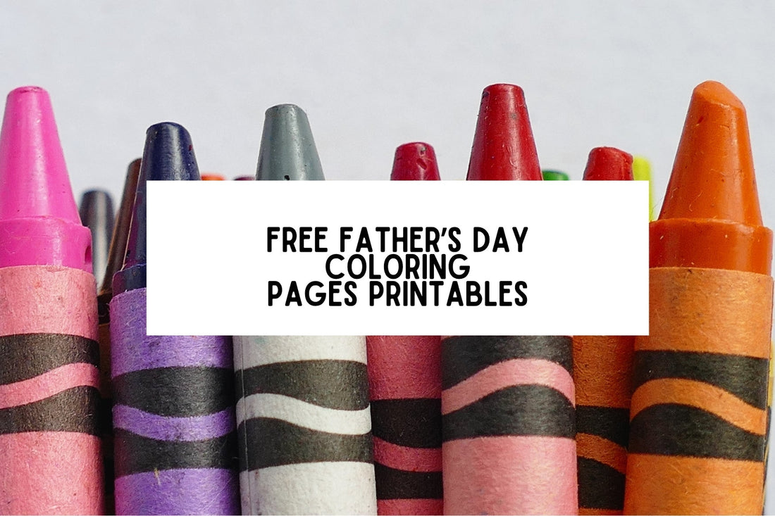 Free Father’s Day Coloring Pages Printable (5 Easy Designs For Kids)