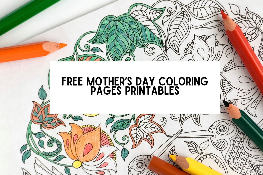Free Mother’s Day Coloring Pages Printable (5 Easy Designs For Kids)