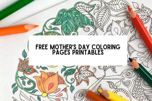 Free Mother’s Day Coloring Pages Printable (5 Easy Designs For Kids)