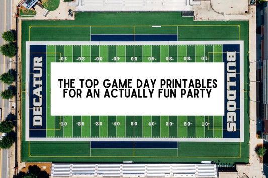 17 Football Game Day Printables for a Fun Party