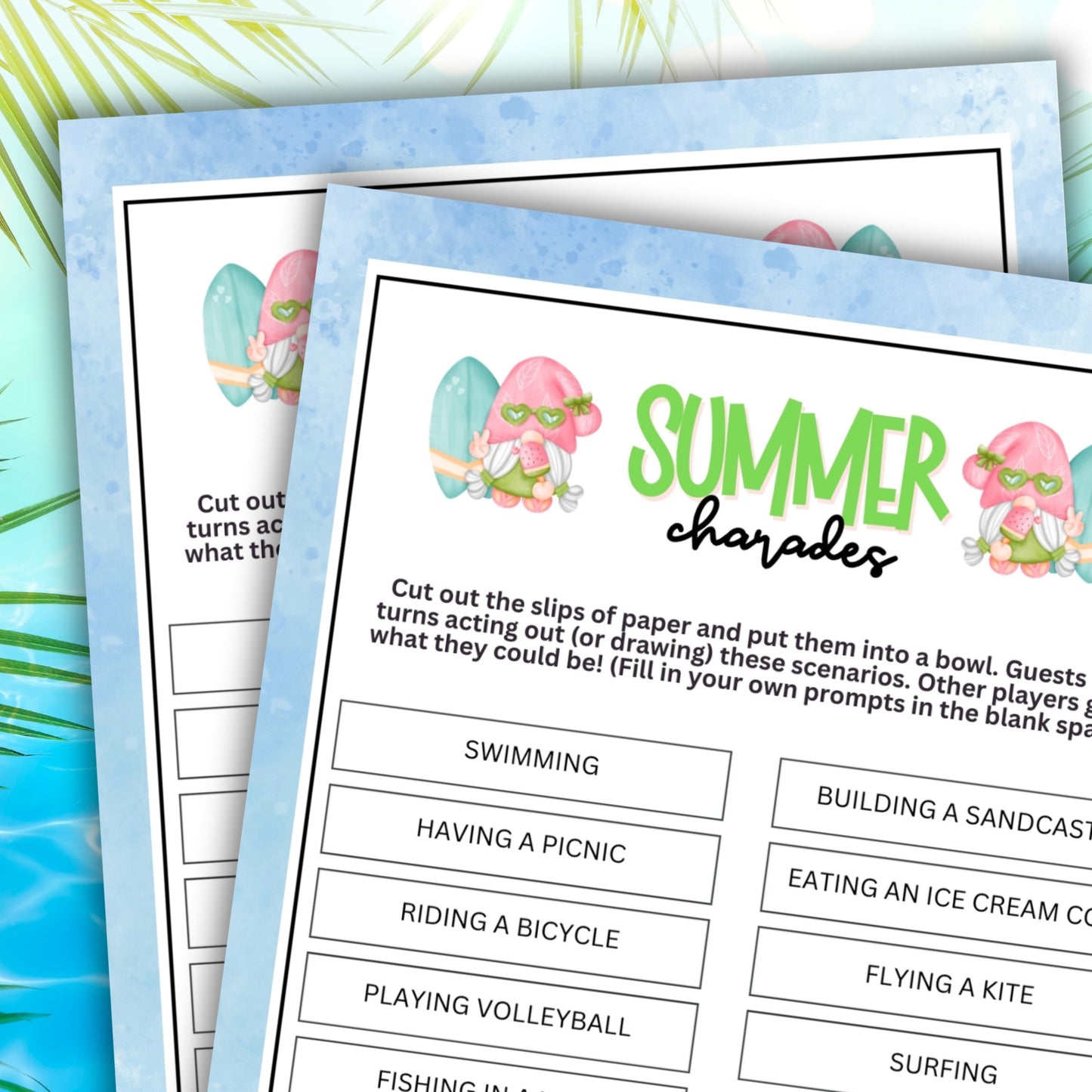 Summer Charades