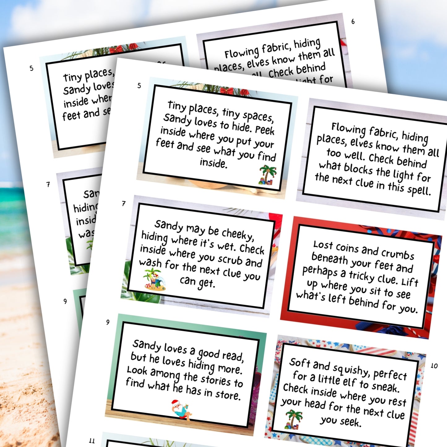 Christmas in July Scavenger Hunt - Printable Game For Kids