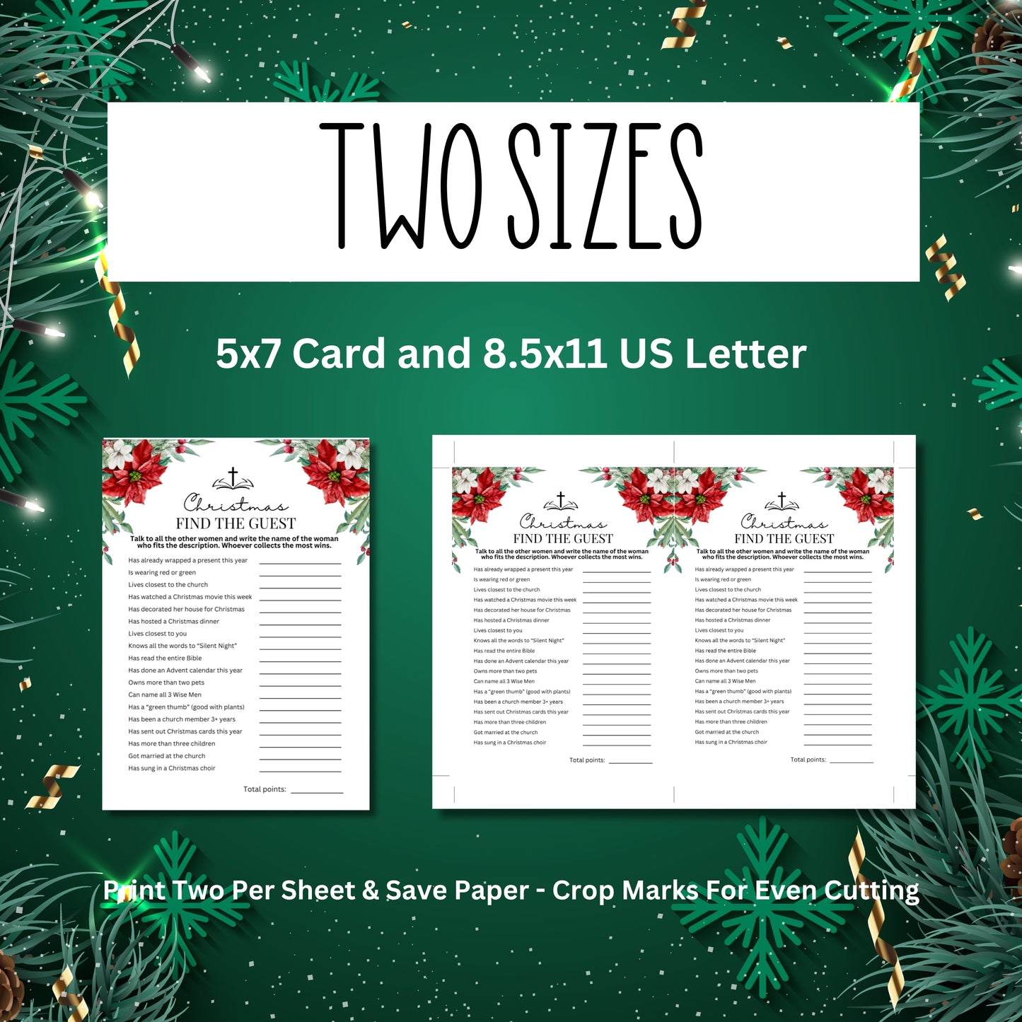 Women's Ministry Christmas Find The Guest